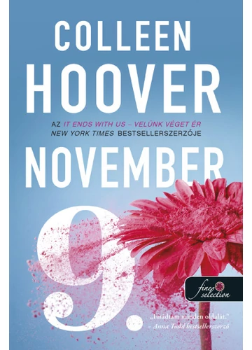 November 9. Colleen Hoover, topbook, konyvaruhaz.eu, 