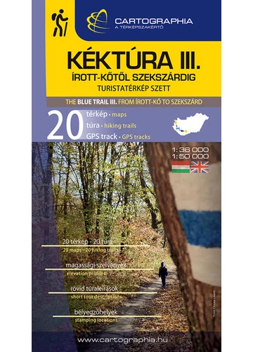  Kéktúra III. térképszett (Dél-Dunántúl), topbook, konyvaruhaz.eu, 