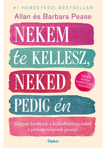 Nekem te kellesz, neked pedig én Allan Pease, Barbara Pease, topbook, konyvaruhaz.eu, 