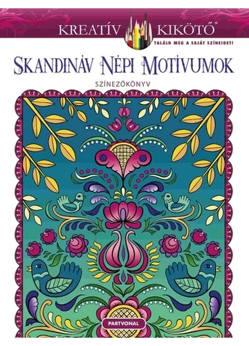 Skandináv népi motívumok - Színezőkönyv - Kreatív kikötő Jessica Mazurkiewicz