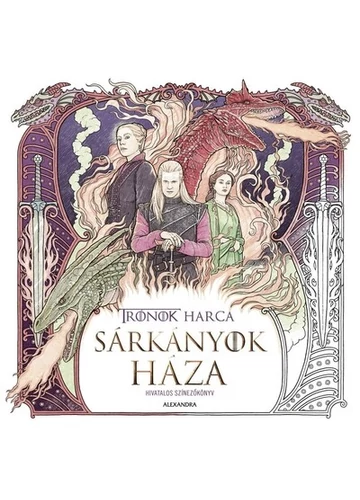 Sárkányok háza - Hivatalos színezőkönyv