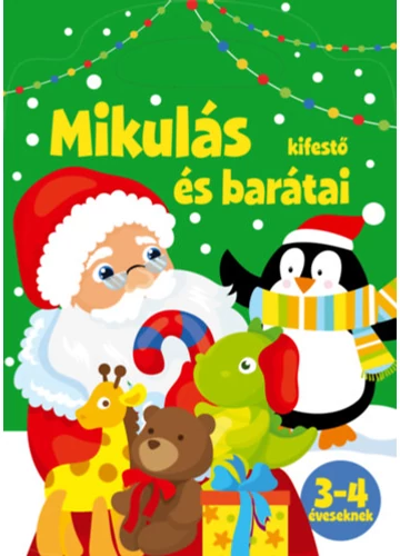 Mikulás és barátai - kifestő