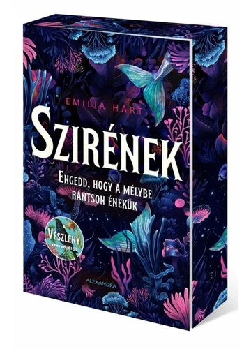 Szirének (éldekorált) Emilia Hart, konyvaruhaz.eu, sikerkönyvek, 
