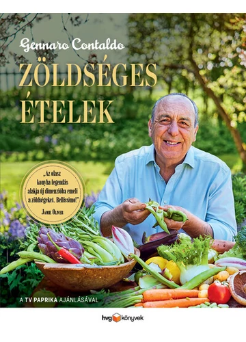 Zöldséges ételek Gennaro Contaldo, konyvaruhaz.eu, sikerkönyv, 