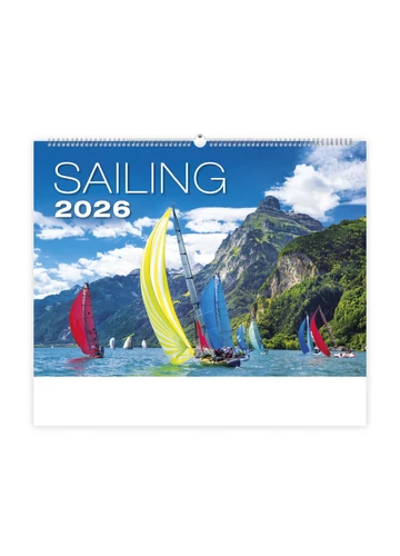 Sailing, vitorlázás falinaptár - 2026