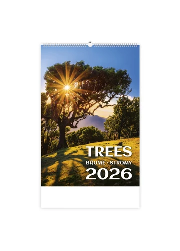 Trees, fák falinaptár - 2026 