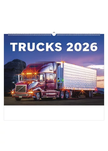Trucks (kamionok) falinaptár - 2026