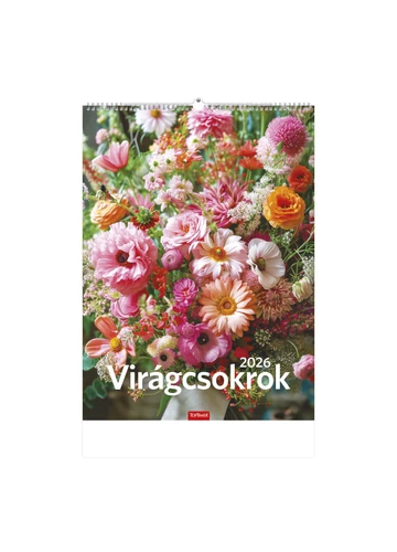 Virágcsokrok falinaptár - 2026