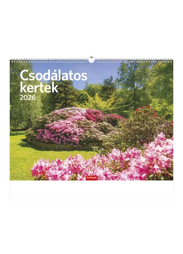 Csodálatos kertek falinaptár - 2026