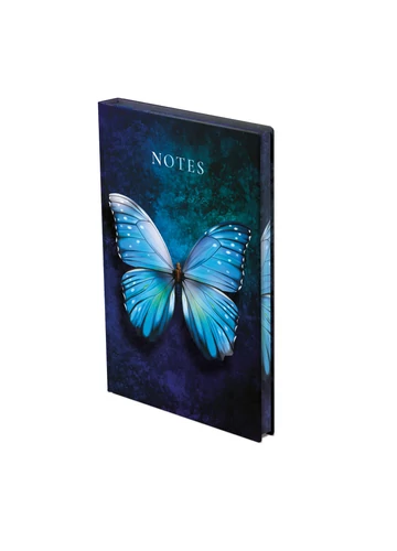 &quot;404 Notes found&quot; jegyzetfüzet - A5 Butterfly blue