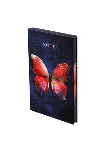 &quot;404 Notes found&quot; jegyzetfüzet - A5 Butterfly red 