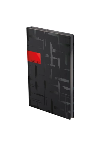 &quot;404 Notes found&quot; jegyzetfüzet - A5 Black square l