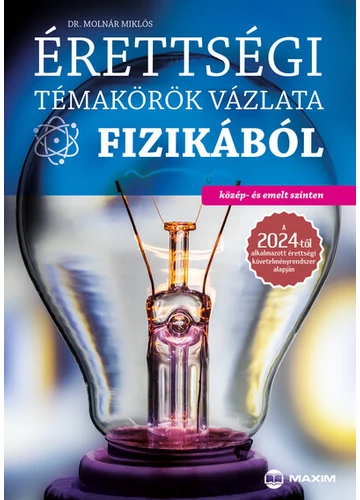 Érettségi témakörök vázlata fizikából (közép és emelt szint) - 2024-től érvényes Dr. Molnár Miklós, topbook, konyvaruhaz.eu, 