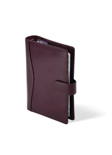 L418 gyűrűs kalendárium, filofax, újrahasznosított bőr, 