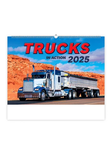 Trucks- Kamionok 2025 falinaptár