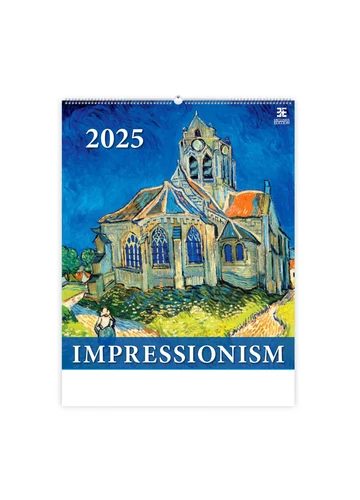 Impressionism falinaptár 2025