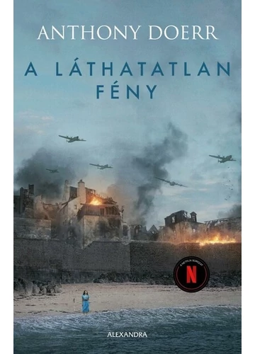 A láthatatlan fény (filmes borító) Anthony Doerr, topbook, konyvaruhaz.eu, 