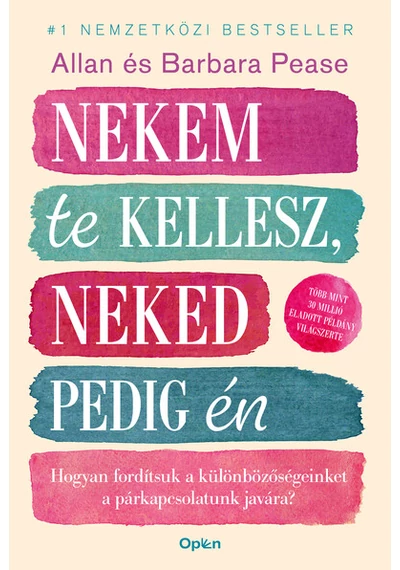 Nekem te kellesz, neked pedig én Allan Pease, Barbara Pease, topbook, konyvaruhaz.eu, 