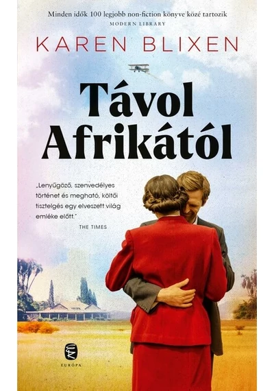 Távol Afrikától Karen Blixen, topbook, konyvaruhaz.eu, 