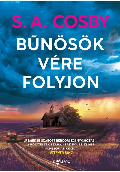 Bűnösök vére folyjon S. A. Cosby, konyvaruhaz.eu, könyvesbolt, 