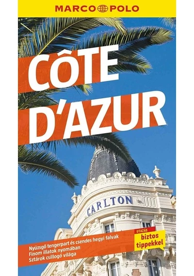 Cote d’Azur -  Marco Polo Útikönyv, konyvaruhaz.eu, könyvesbolt, 