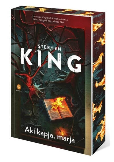 Aki kapja, marja (éldekorált) Stephen King, konyvaruhaz.eu, sikerkönyv, 