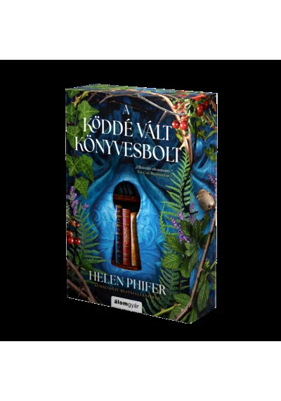 A köddé vált könyvesbolt (éldekorált) Helen Phifer, konyvaruhaz.eu, 