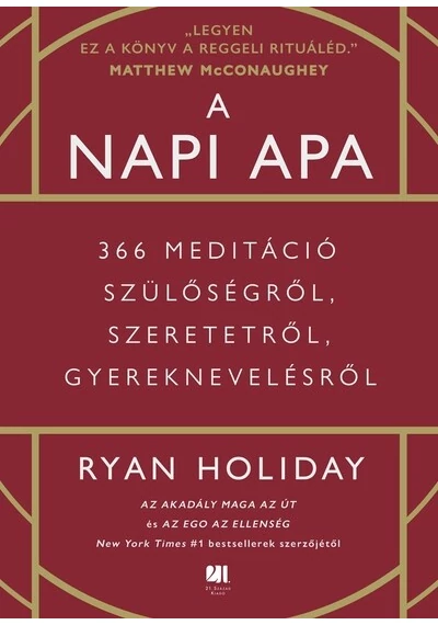 A napi apa Ryan Holiday, konyvaruhaz.eu, 