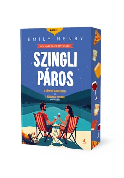 Szingli páros - Romkom-sorozat (éldekorált) Emily Henry, konyvaruhaz.eu, 