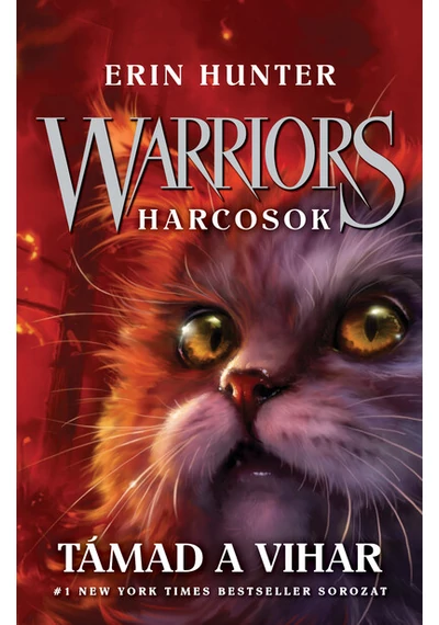 Warriors - Harcosok 4. - Támad a vihar Erin Hunter, konyvaruhaz.eu, sikerkönyvek, 