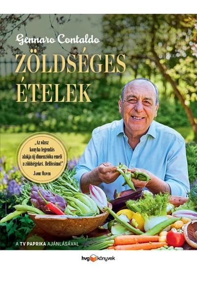 Zöldséges ételek Gennaro Contaldo, konyvaruhaz.eu, sikerkönyv, 