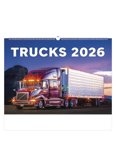 Trucks (kamionok) falinaptár - 2026