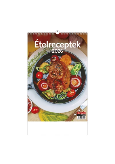 Ételreceptek falinaptár - 2026