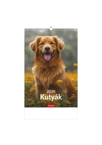 Kutyák falinaptár - 2026