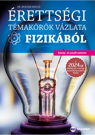 Érettségi témakörök vázlata fizikából (közép és emelt szint) - 2024-től érvényes Dr. Molnár Miklós, topbook, konyvaruhaz.eu, 