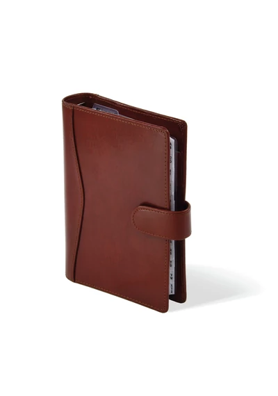 L418 gyűrűs kalendárium, filofax, újrahasznosított bőr, 
