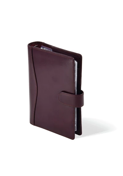 L418 gyűrűs kalendárium, filofax, újrahasznosított bőr, 