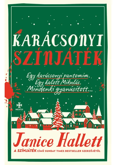 Karácsonyi színjáték Janice Hallett, topbook, konyvaruhaz.eu, 