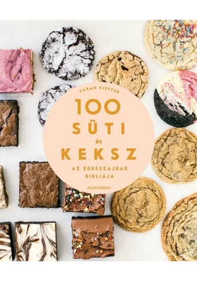 100 süti és keksz Sarah Kieffer, topbook, konyvaruhaz.eu, 