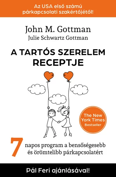 A tartós szerelem receptje - 7 napos program a bensőségesebb és örömtelibb párkapcsolatért John M. Gottman, Julie Schwartz Gottman