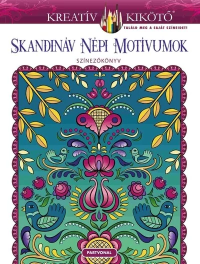 Skandináv népi motívumok - Színezőkönyv - Kreatív kikötő Jessica Mazurkiewicz