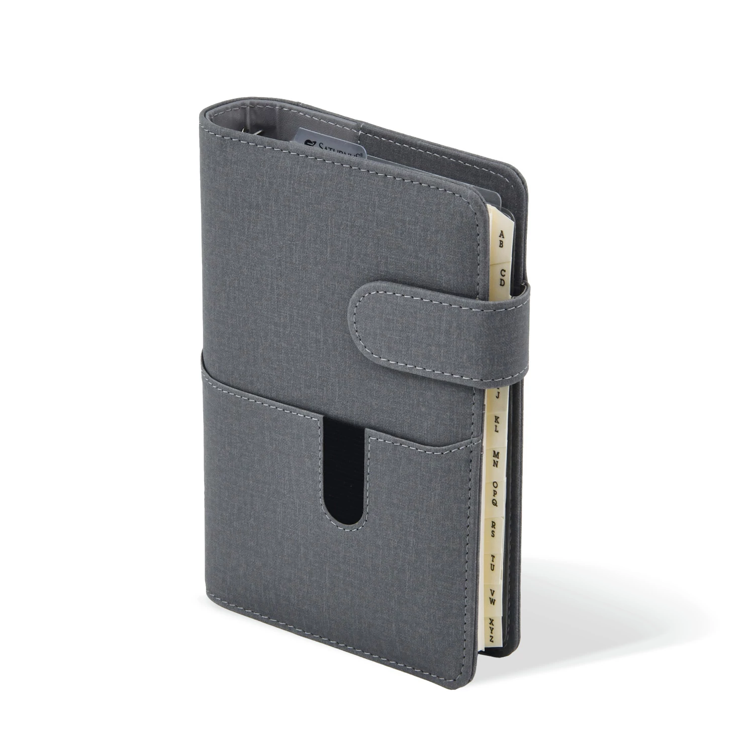 M229 szürke-szürke gyűrűs kalendárium, filofax