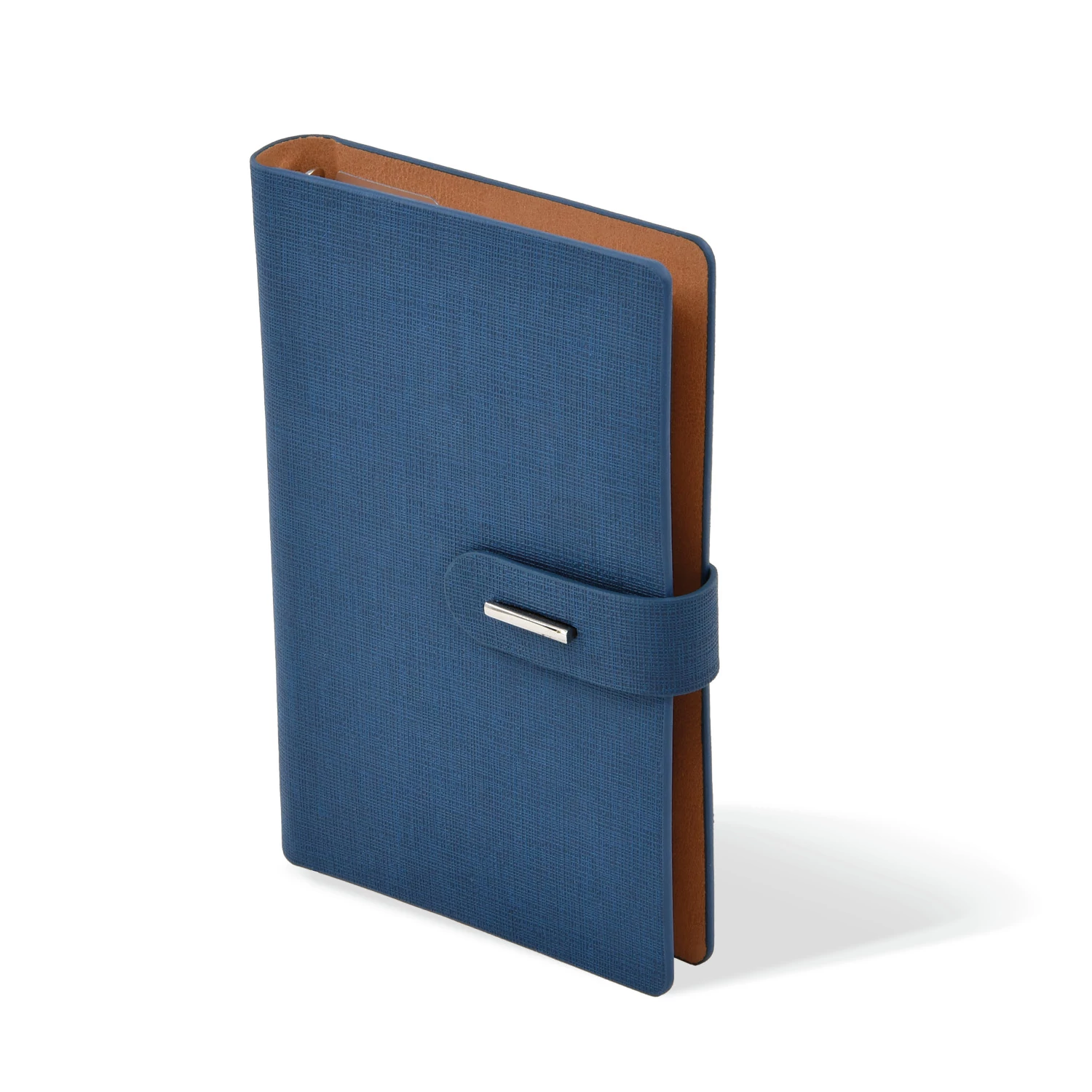 M432 kék gyűrűs kalendárium, filofax
