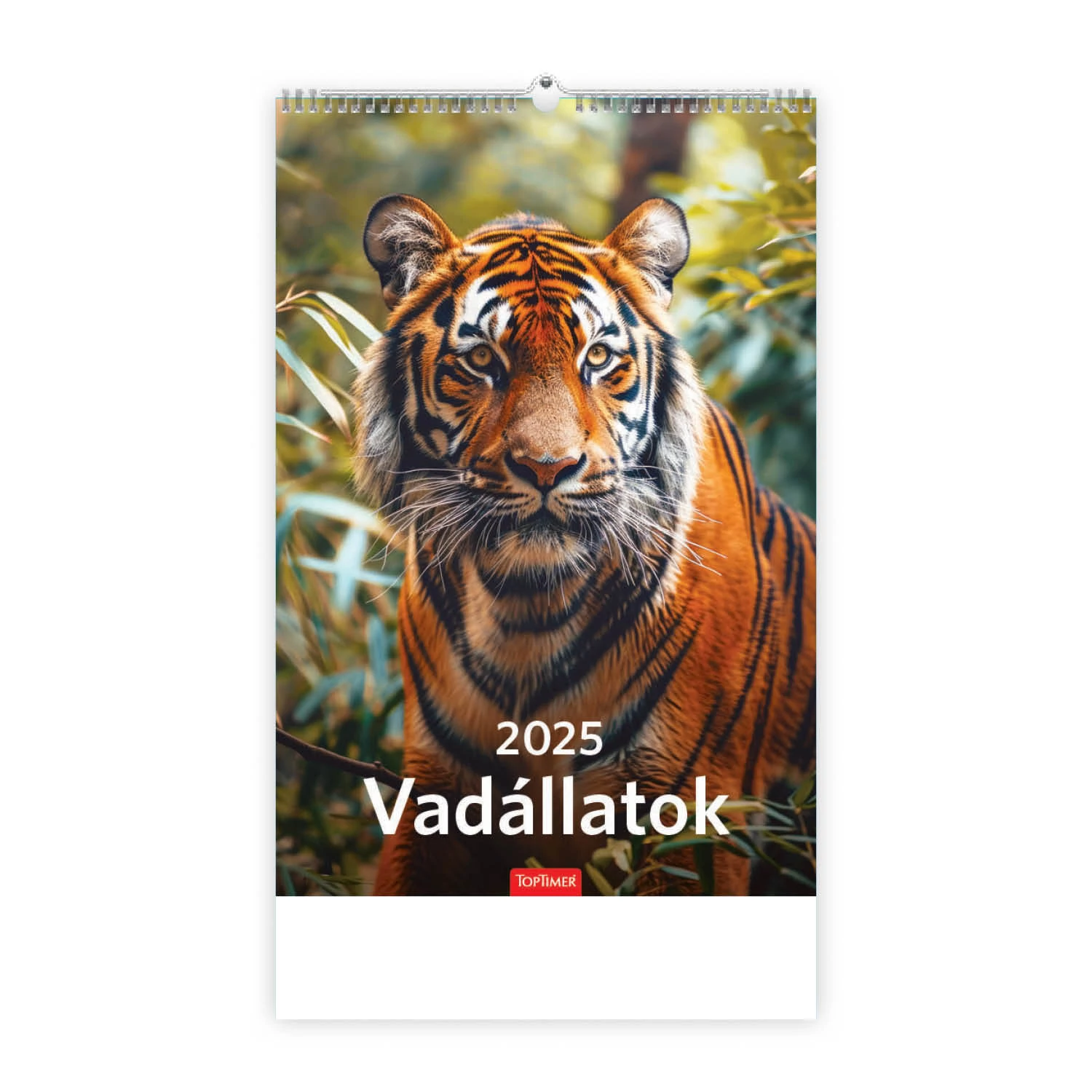 Vadállatok képes falinaptár 2025